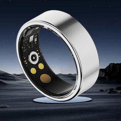 Smart Health Tracking Ring – Heart Rate, Blood Oxygen & Sleep Analysis Waterproof Fitness Ring with App Connectivity